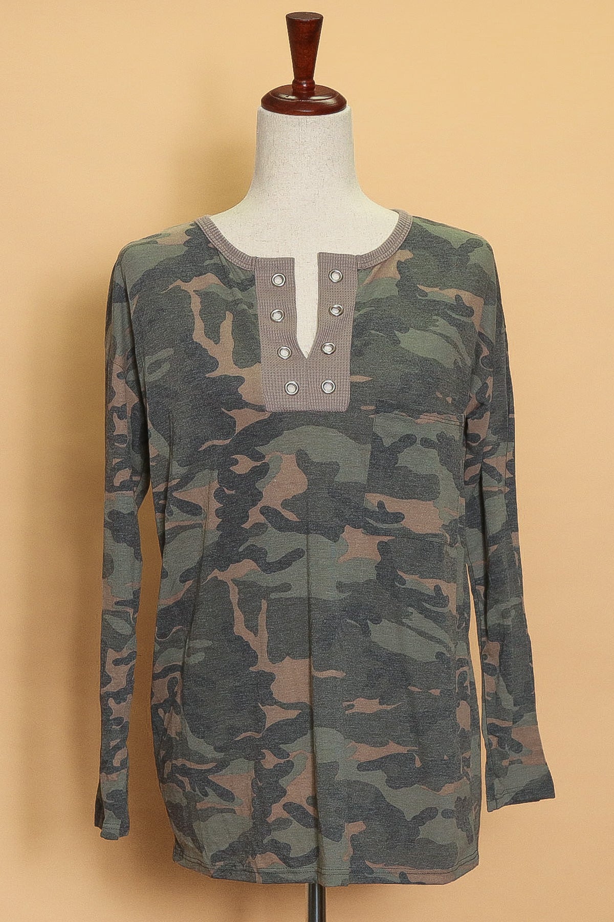 The Comfy Cool Camo Top