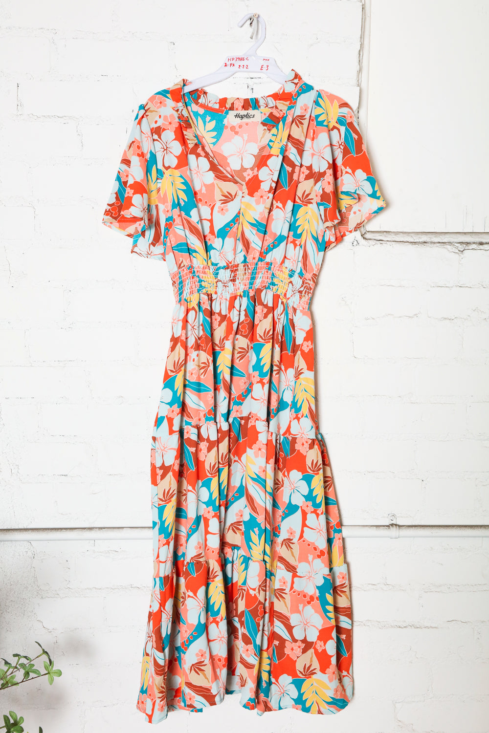 Tropical Garden Maxi Dress -AKC-31816