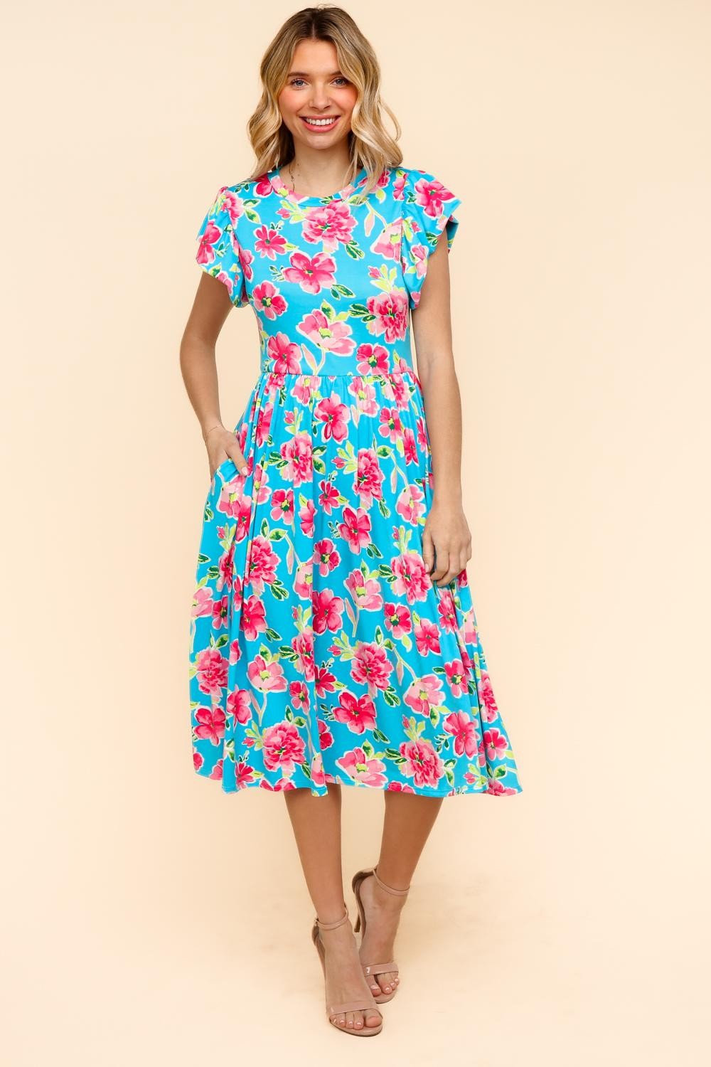 Midi Babydoll Dress Loose Fit Women Dress Younrui Women's Plus Size Summer  Dress