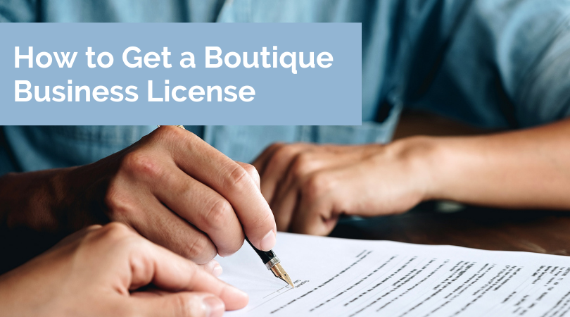 Business license for online store