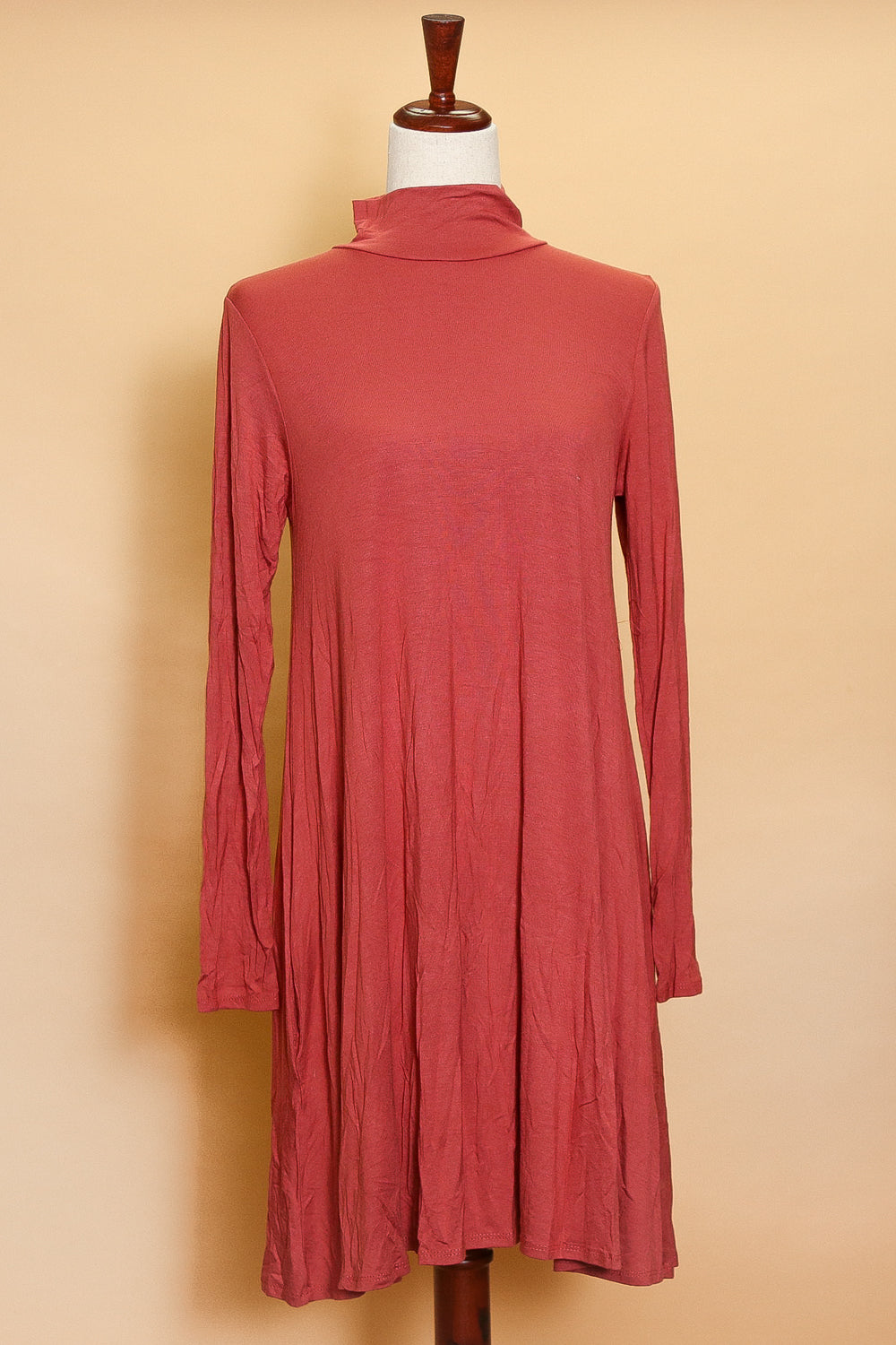 Rust Solid Rust Solid Dress