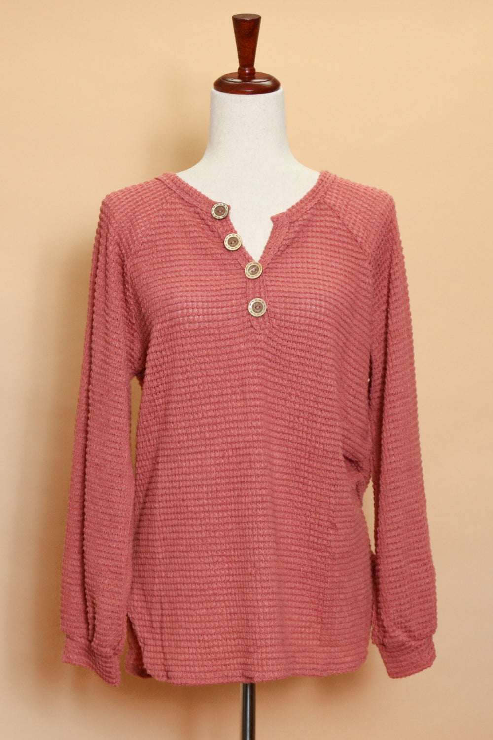 Rust Button Item Rust Textured Button Top