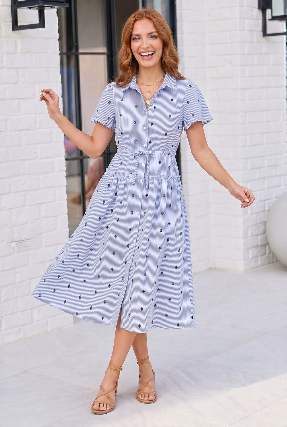 women's vintage style dresses Amazon.com: 50s Style Dresses for Women 1950s Vintage Floral Cocktail Swing  Dress Spaghetti Strap Square Neck Audrey Hepburn Rockabilly Dress Retro  Church Flare A Line Casual Graduation Tea Party Dresses Blue S :