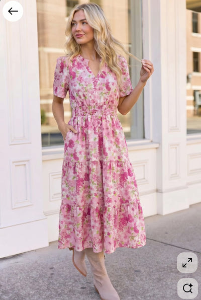 wholesale fashion dresses usa Graphic Print Women USA Wholesale Dresses for Boutique 50 pc Pack