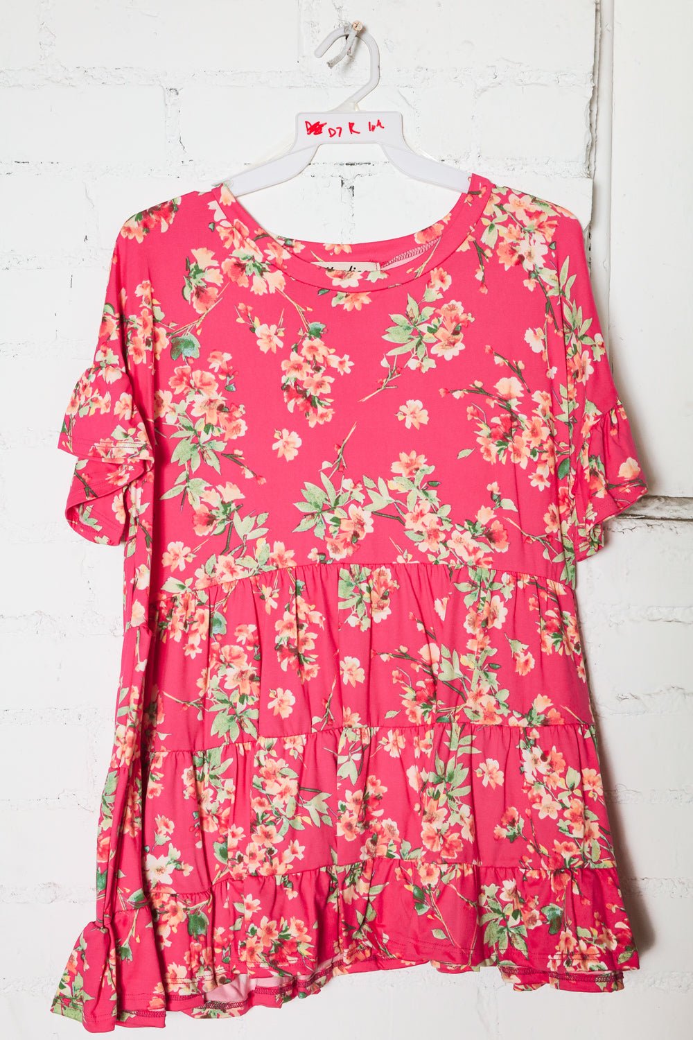 Fuchsia Floral Top