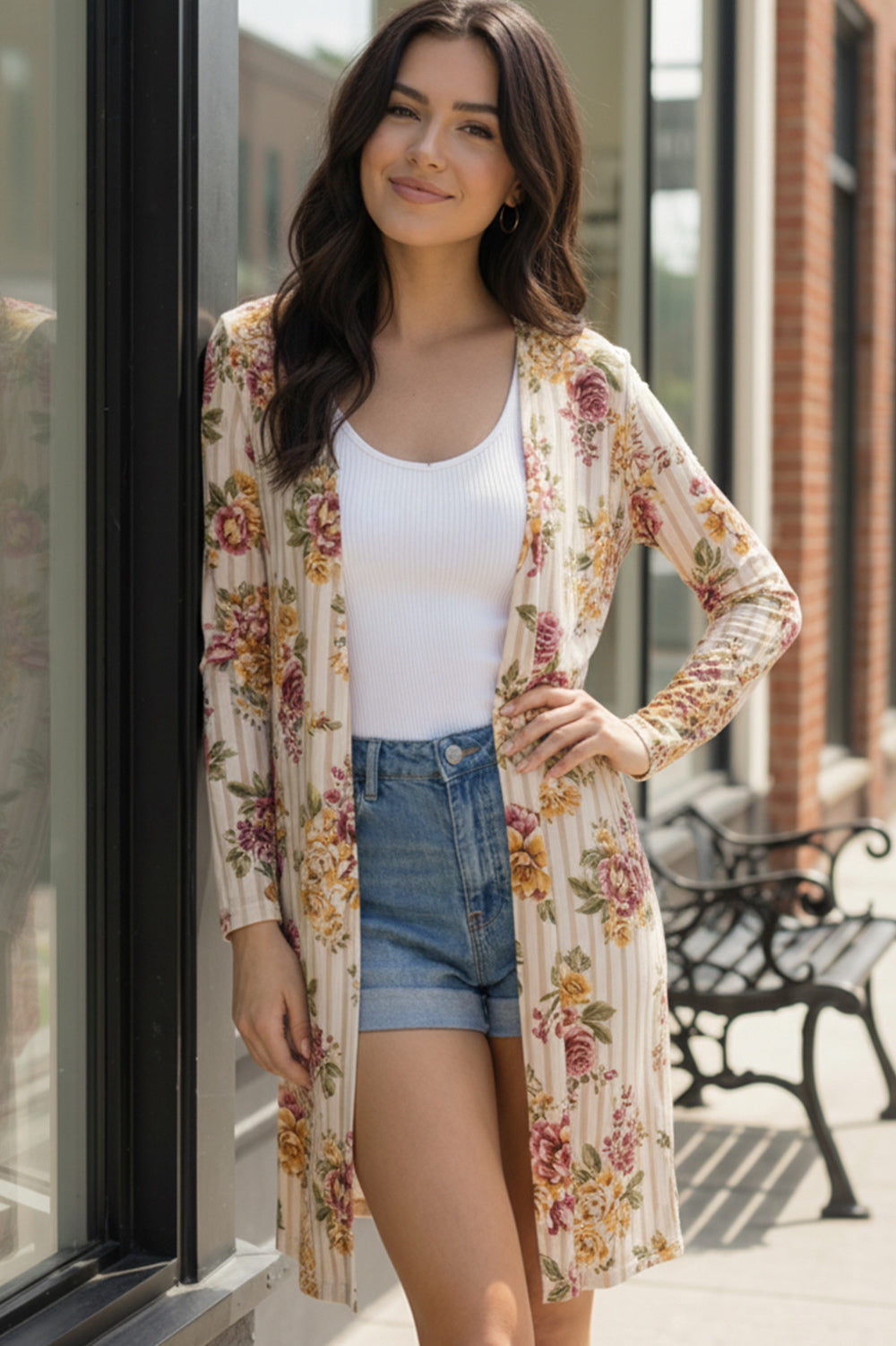 Floral Design Cardigan (Open Pack)