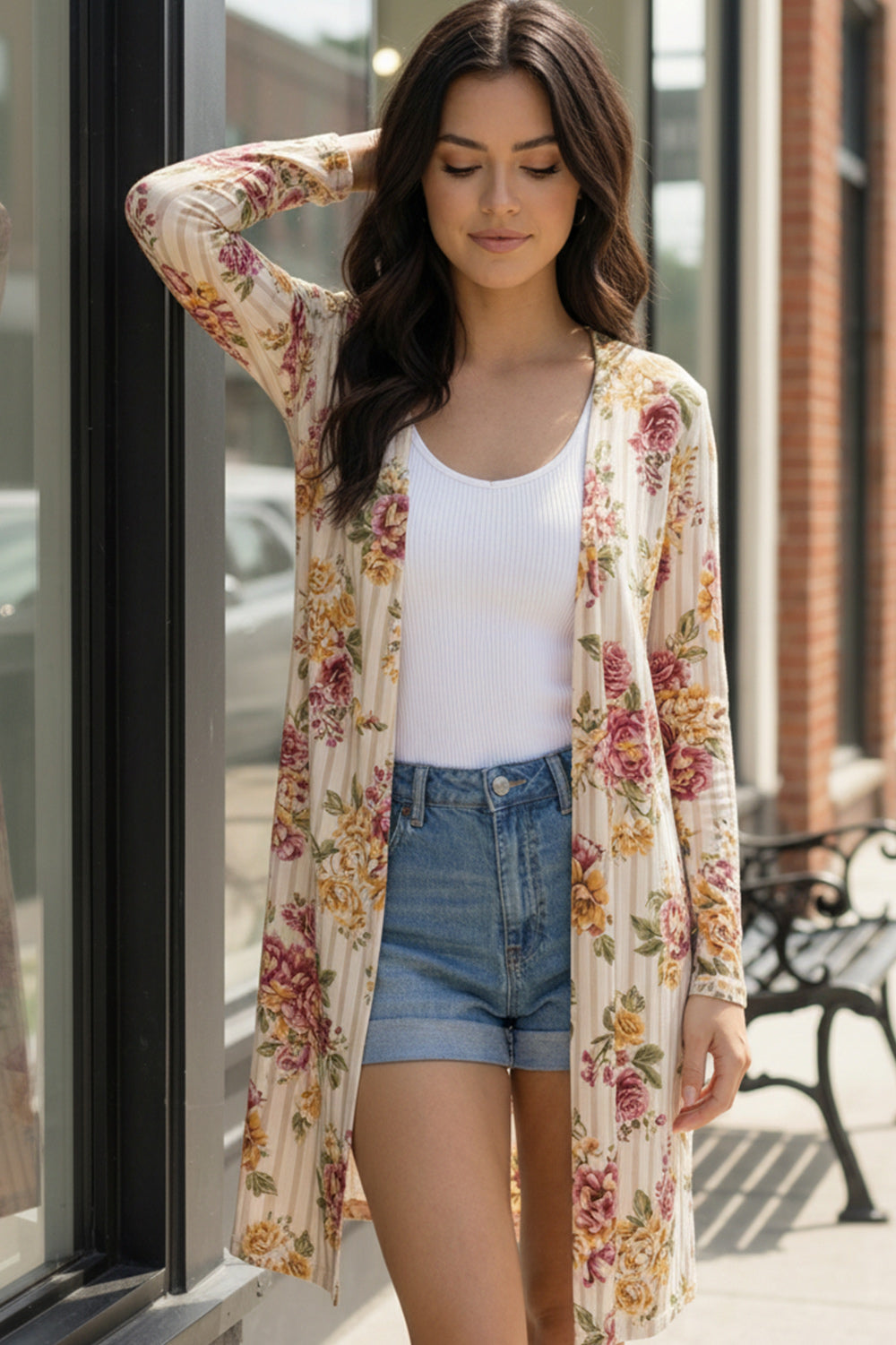 Floral Design Cardigan (Open Pack)