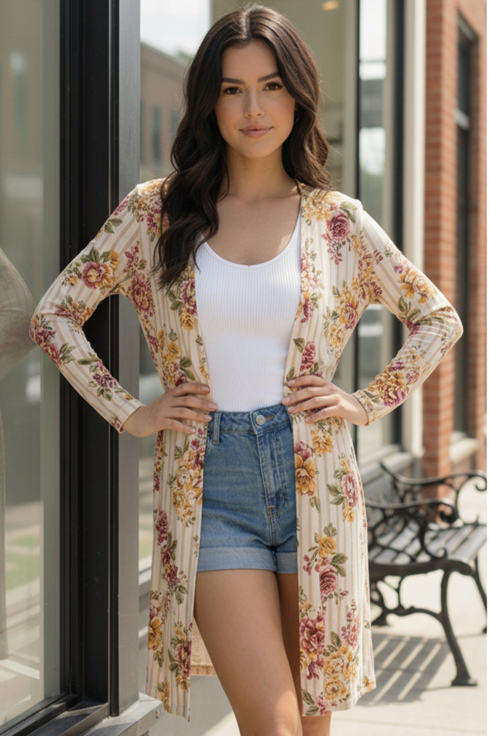 Floral Design Cardigan (Open Pack)