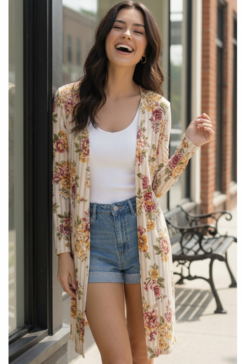 Floral Design Cardigan (Open Pack)