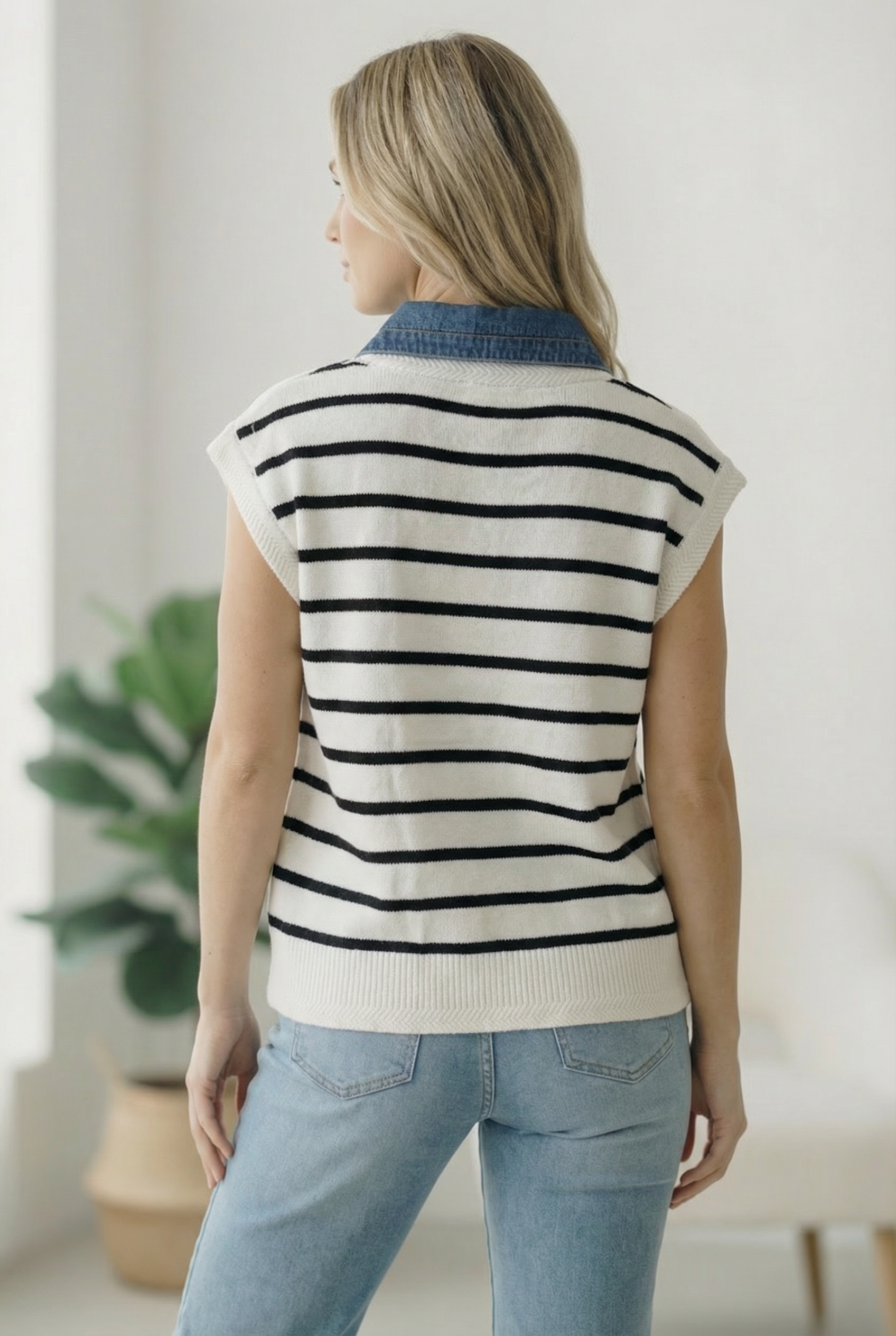 With an Ocean View Sweater Vest (Open Pack)