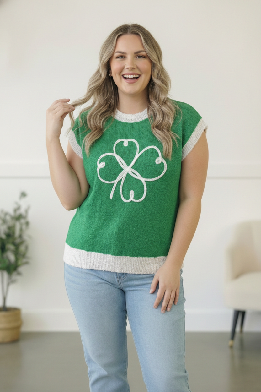 Plus Green Clover Top