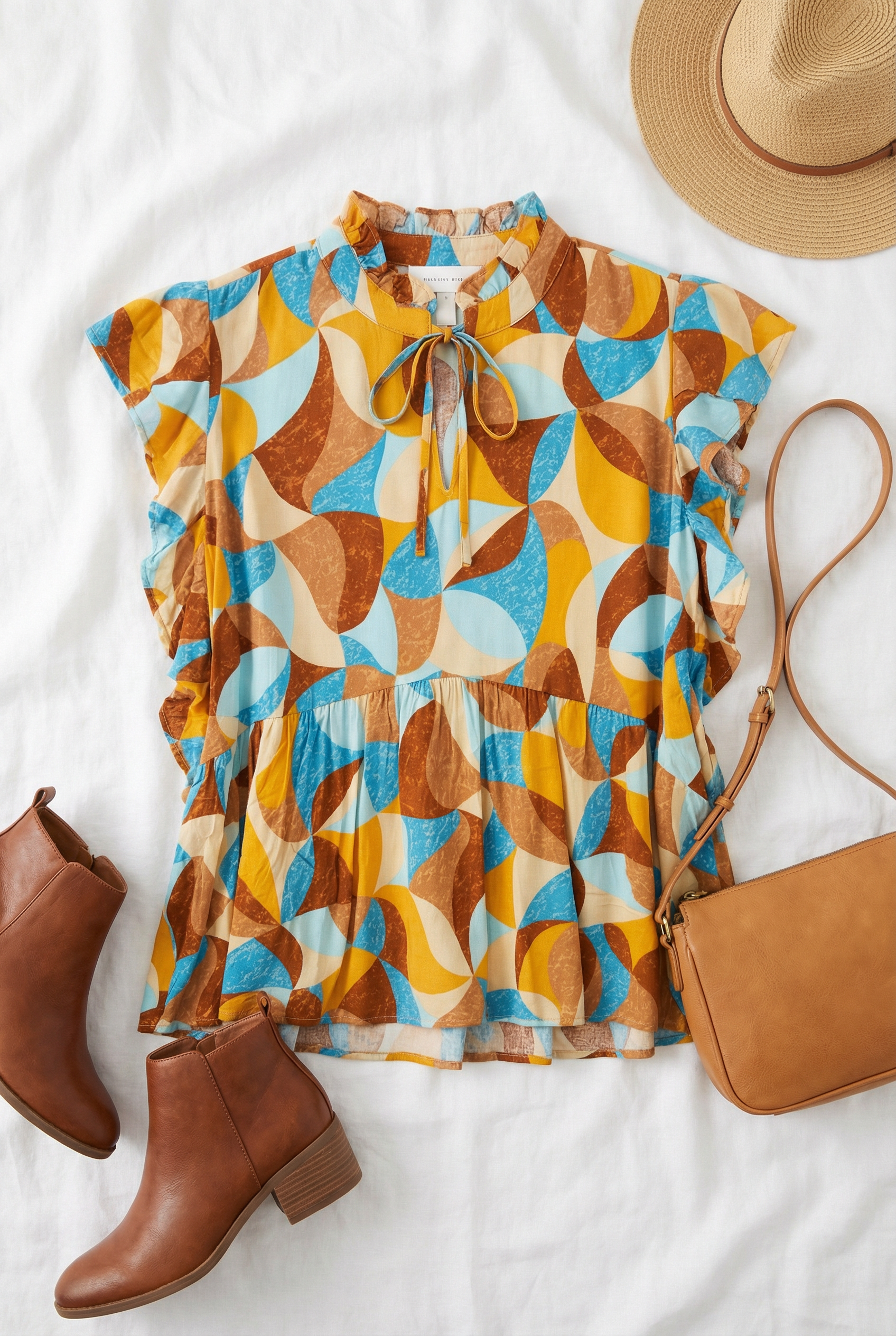 Plus Print Design Top