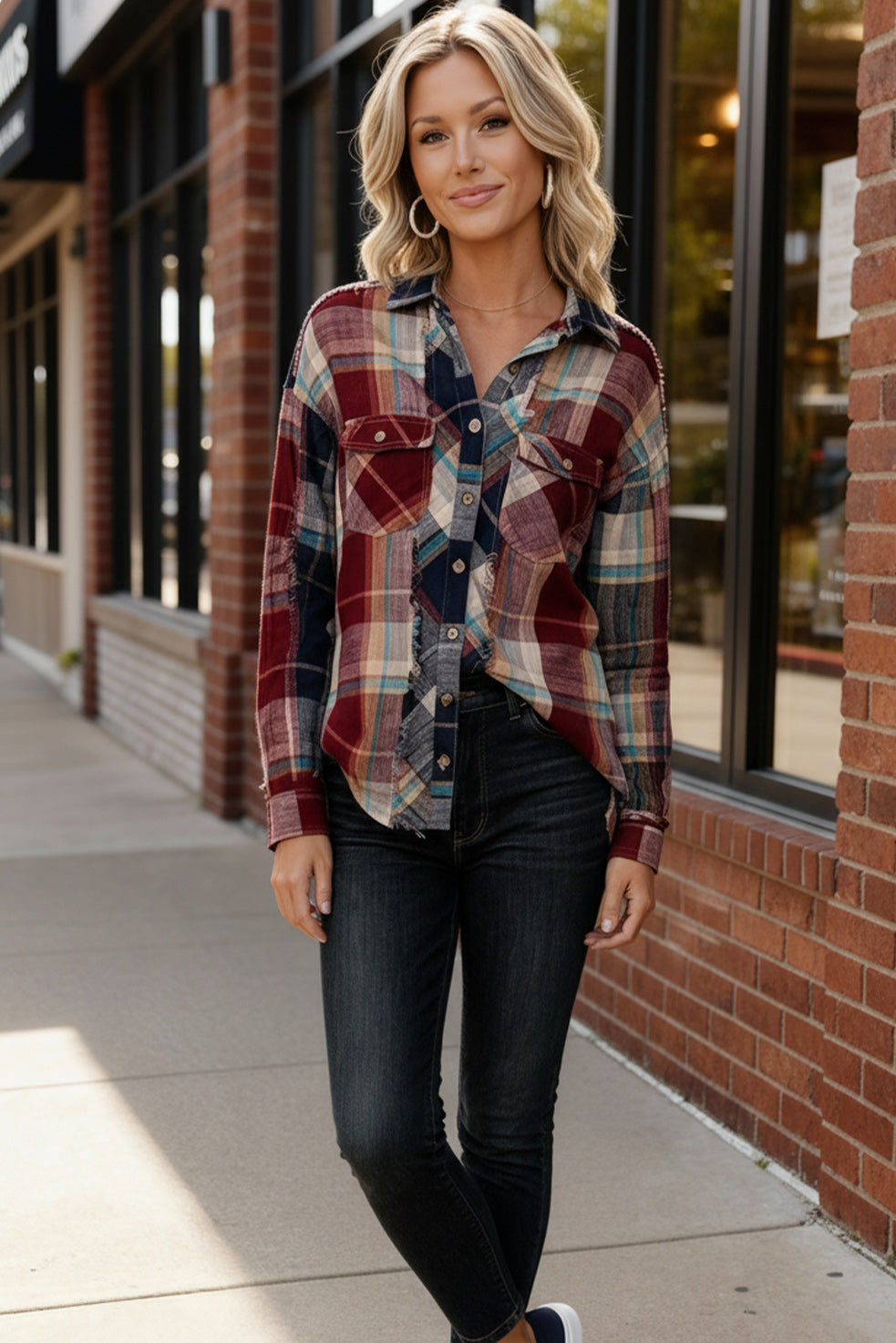 Rustic Remix Flannel Top (Open Pack)