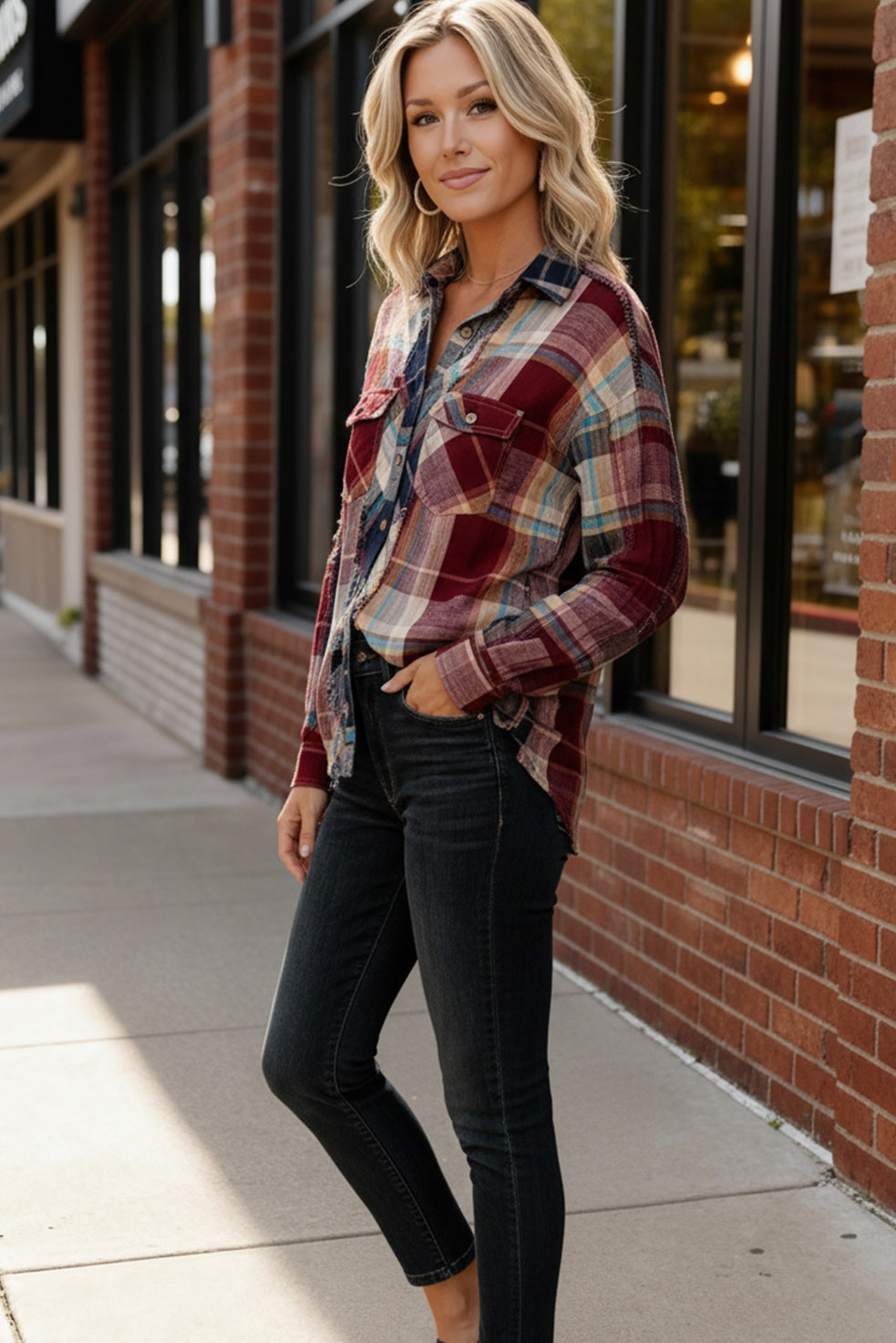 Rustic Remix Flannel Top (Open Pack)