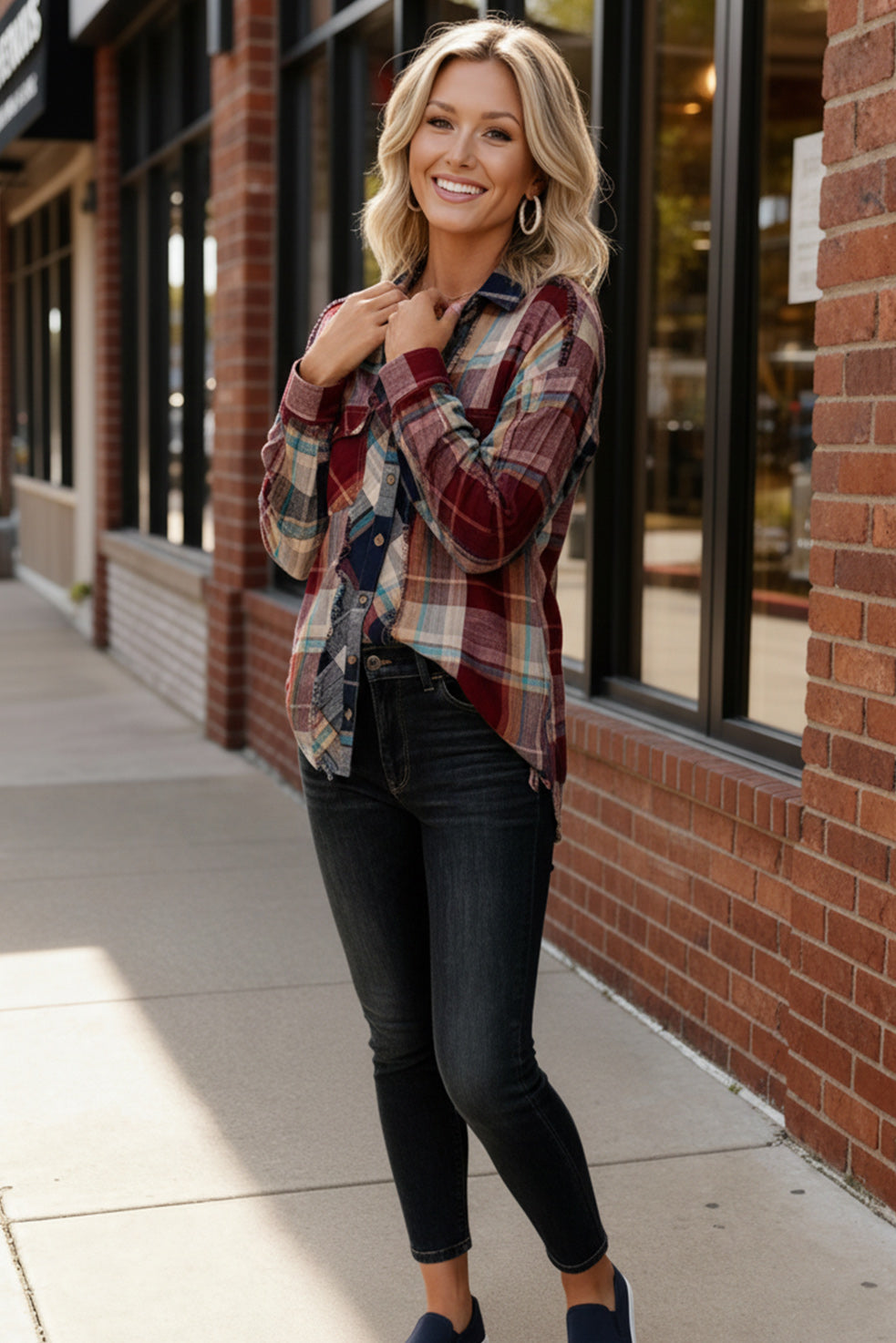 Rustic Remix Flannel Top (Open Pack)