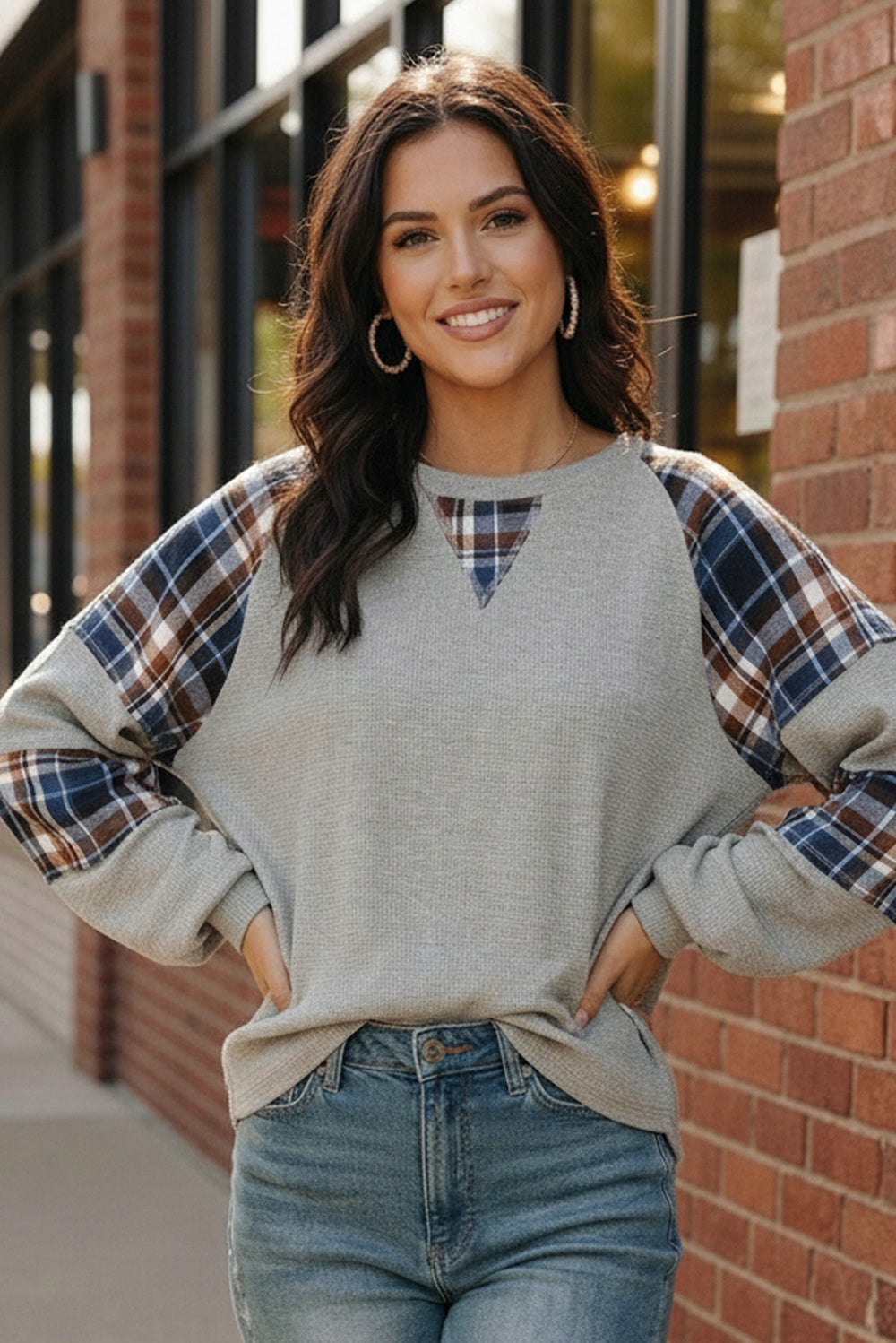 Plaid & Chill Thermal Knit (Open Pack)