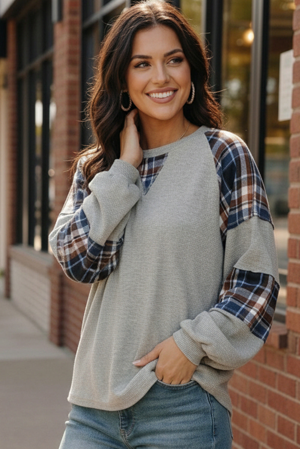 Plaid & Chill Thermal Knit (Open Pack)