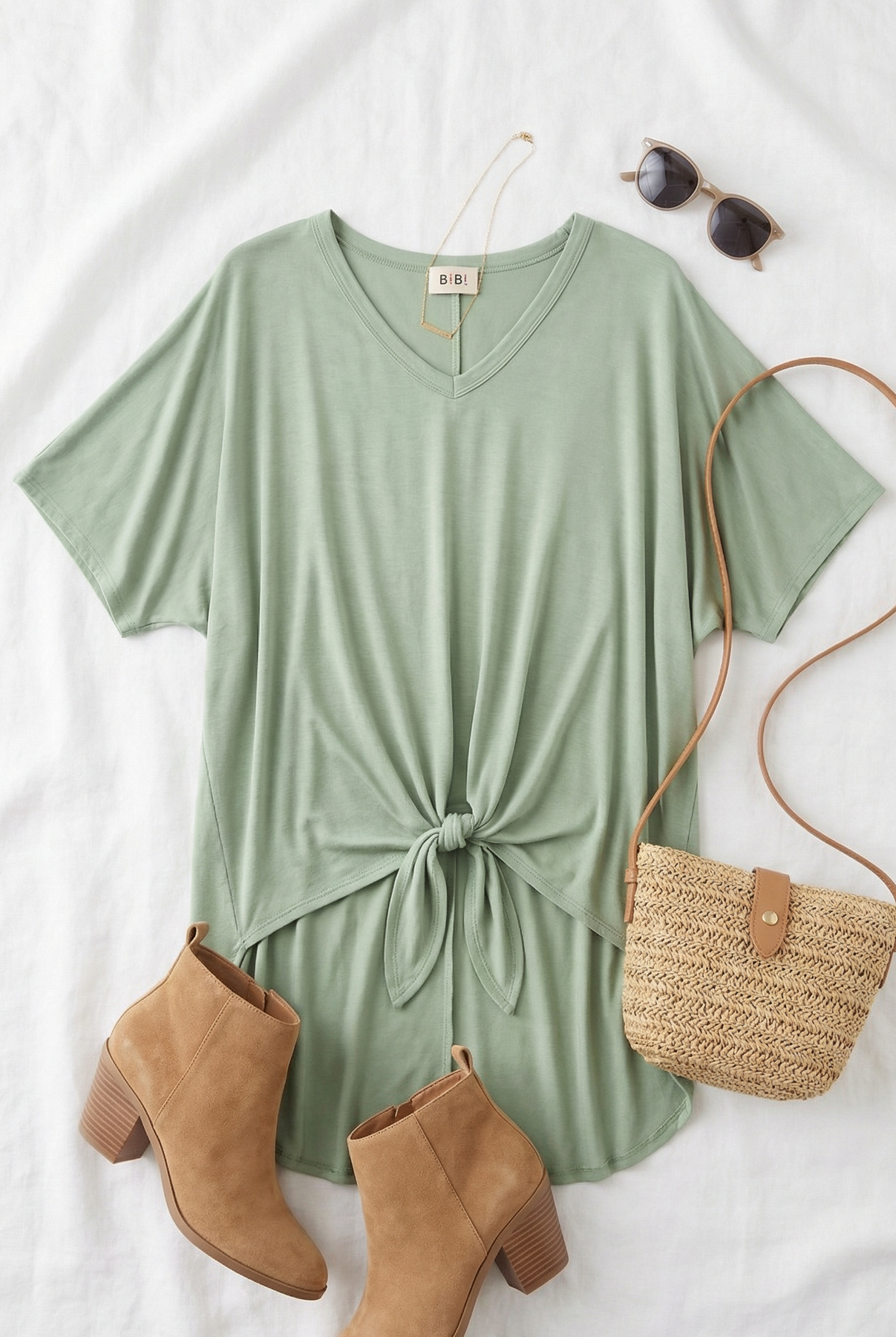Mint Hi Lo Top